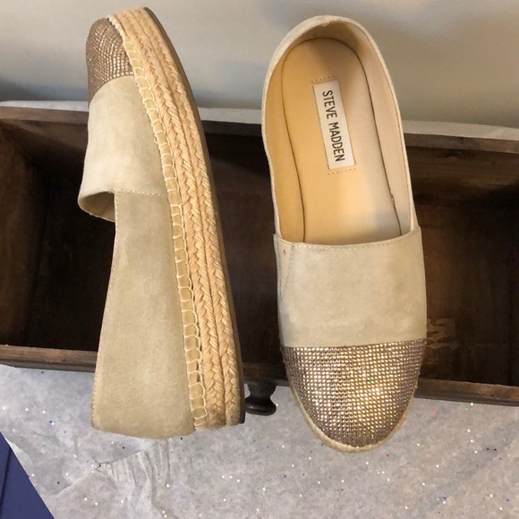 Steve Madden Women Leather/Yute Espadriles - Picture 4 of 7